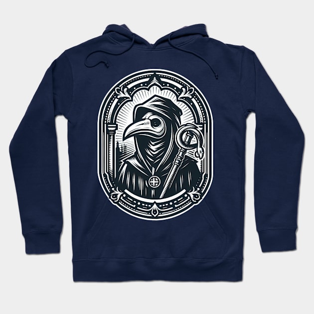 Plague Doctor Hoodie by WolfeTEES